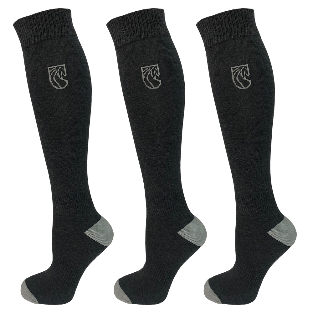 Pramoda Binici Çorabı 3'lü Paket (Antrasit)