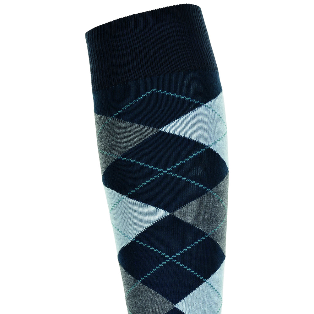 Pramoda Damalı Binici Çorabı (Lacivert)