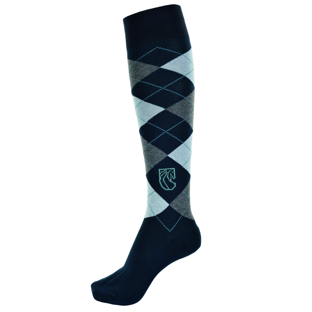 Pramoda Damalı Binici Çorabı (Lacivret)