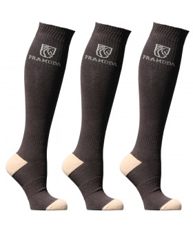 Pramoda Binici Çorabı 3'lü Paket (Kahverengi)