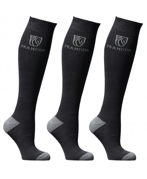 Pramoda Binici Çorabı 3'lü Paket (Siyah)